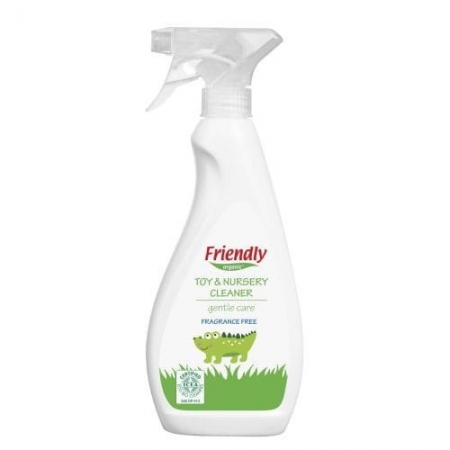 FRIENDLY ORGANIC Płyn do czyszczenia ZABAWEK i pokoju dziecięcego Spray bezzapachowy 650ml